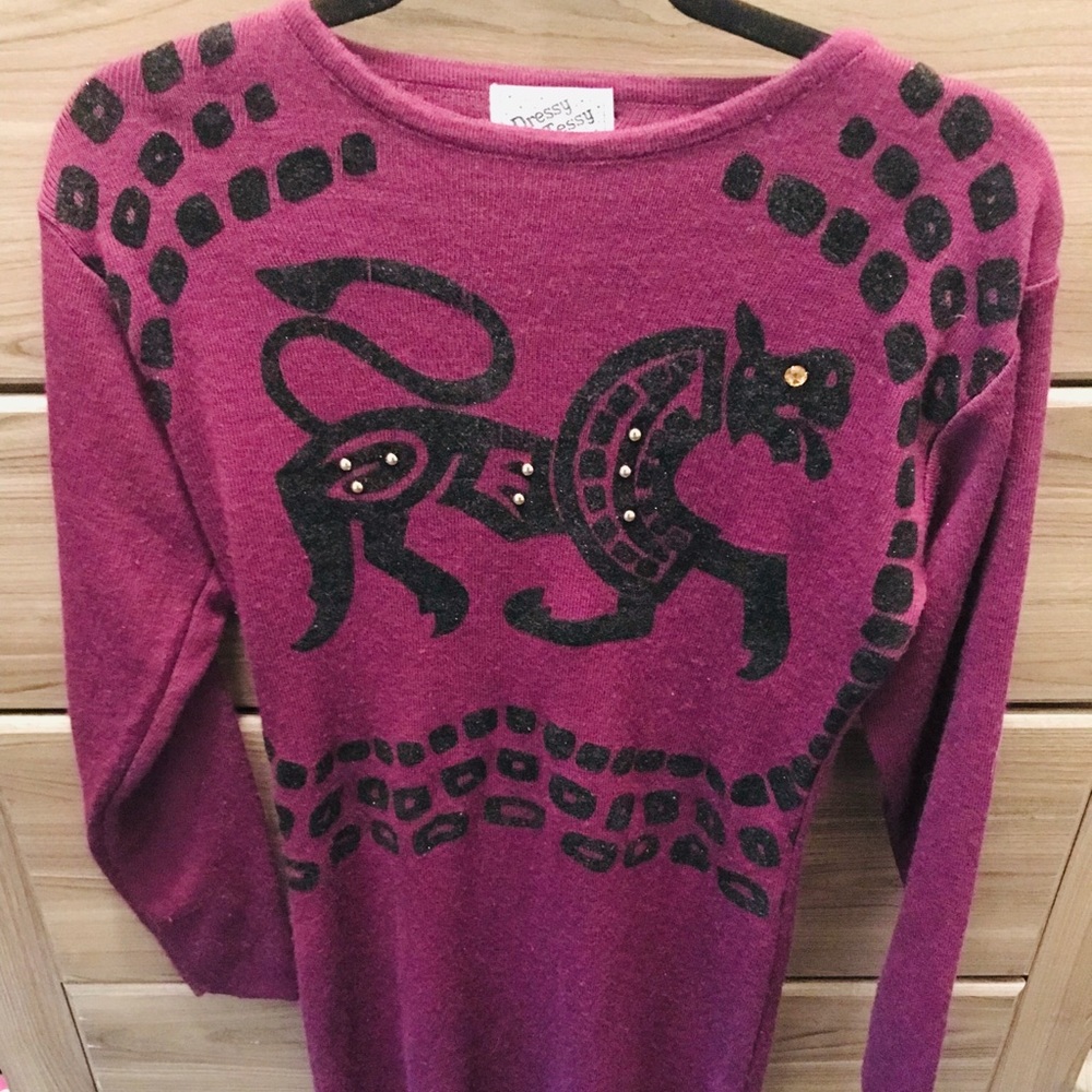 Long sleeve sweater dress